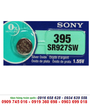 Pin đồng hồ đeo tay 1,55v Silver Oxide Sony SR927SW-395 chính hãng thay pin đồng hồ các loại